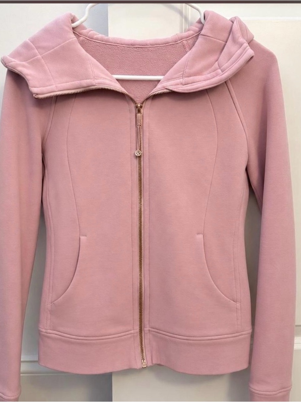 lululemon light pink scuba sweater brand new without tags
